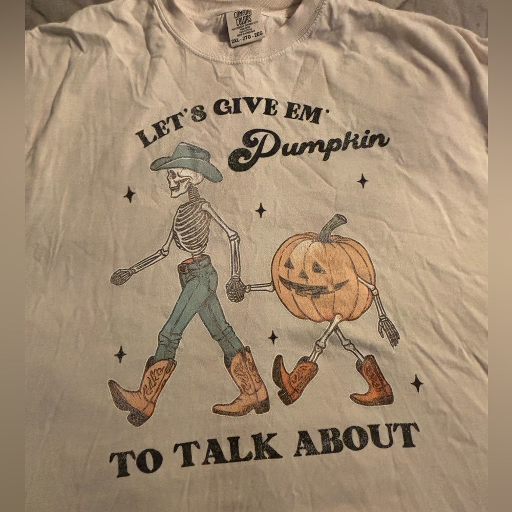 Let’s Give Em’ PUMPKIN to Talk About size XXL T-Shirt